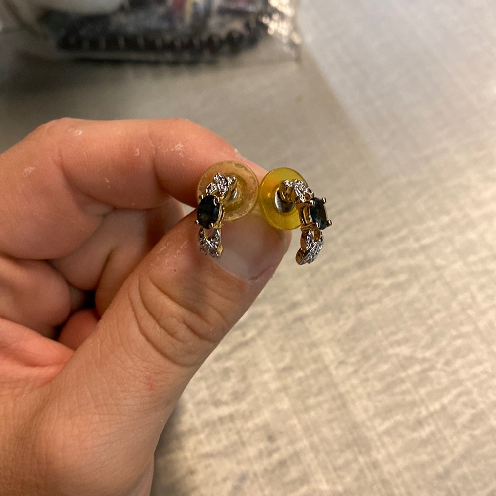 Sapphire earrings